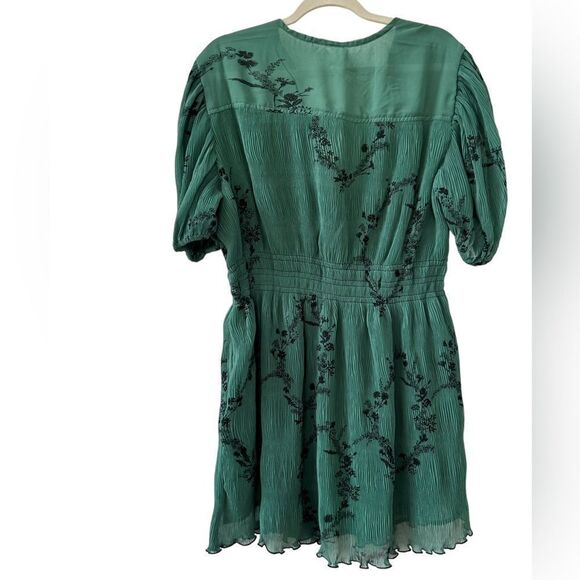 GANNI Georgette Micro Pleated Mini Dress - Picture 6 of 9